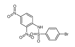 4-bromo-N-(2,4-dinitrophenyl)benzenesulfonamide Structure
