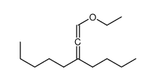 5-(2-ethoxyethenylidene)decane Structure