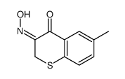3-hydroxyimino-6-methylthiochromen-4-one结构式