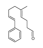 5-methyl-9-phenylnona-4,8-dienal结构式