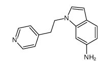 1-[2-(4-Pyridinyl)ethyl]-1H-indol-6-amine Structure
