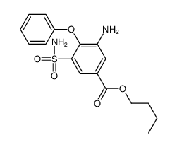 butyl 3-amino-4-phenoxy-5-sulfamoylbenzoate Structure