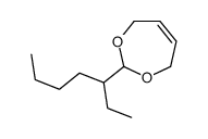 2-heptan-3-yl-4,7-dihydro-1,3-dioxepine Structure