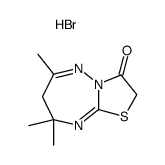 6,8,8-trimethyl-7,8-dihydro-thiazolo[3,2-b][1,2,4]triazepin-3-one, monohydrobromide结构式