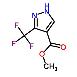 Methyl 3-(trifluoromethyl)-1H-pyrazole-4-carboxylate structure