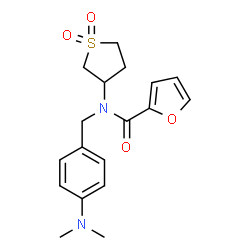 N-[4-(dimethylamino)benzyl]-N-(1,1-dioxidotetrahydro-3-thienyl)-2-furamide picture