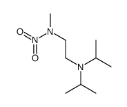 N-[2-[di(propan-2-yl)amino]ethyl]-N-methylnitramide结构式