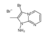3-bromo-2-methylimidazo[1,2-a]pyrimidin-4-ium-1-amine,bromide Structure