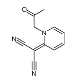 2-[1-(2-oxopropyl)pyridin-2-ylidene]propanedinitrile Structure