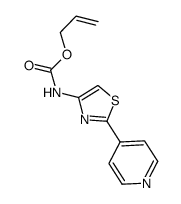 N-(2-pyridin-4-yl-1,3-thiazol-4-yl)prop-2-enyloxycarboxamide结构式