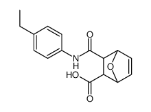 2-[(4-ethylphenyl)carbamoyl]-7-oxabicyclo[2.2.1]hept-5-ene-3-carboxylic acid Structure