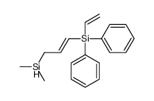 3-dimethylsilylprop-1-enyl-ethenyl-diphenylsilane结构式