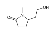 5-(2-hydroxyethyl)-1-methylpyrrolidin-2-one结构式