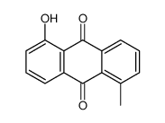 1-hydroxy-5-methylanthracene-9,10-dione结构式