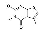 3,5-dimethyl-1H-thieno[2,3-d]pyrimidine-2,4-dione结构式
