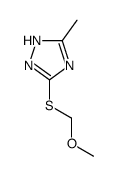 3-(methoxymethylsulfanyl)-5-methyl-1H-1,2,4-triazole结构式