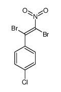1-chloro-4-(1,2-dibromo-2-nitroethenyl)benzene Structure