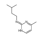 4-methyl-N-(3-methylbutyl)pyrimidin-2-amine结构式