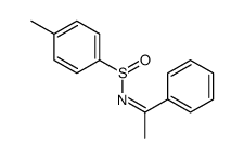 Benzenesulfinamide, 4-methyl-N-(1-phenylethylidene)-, (S)-结构式