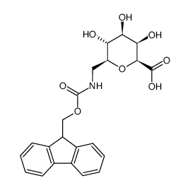 1-(Fmoc-aminomethyl)-beta-D-galacturonic acid Structure