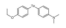 4-(4-ethoxyphenyl)tellanyl-N,N-dimethylaniline结构式