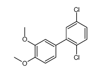 1,4-dichloro-2-(3,4-dimethoxyphenyl)benzene Structure