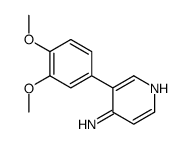 3-(3,4-dimethoxyphenyl)pyridin-4-amine结构式