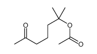 (2-methyl-6-oxoheptan-2-yl) acetate Structure