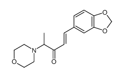 1-(1,3-Benzodioxol-5-yl)-4-morpholino-1-penten-3-one Structure