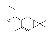 alpha-ethyl-4,7,7-trimethylbicyclo[4.1.0]hept-4-ene-3-methanol Structure