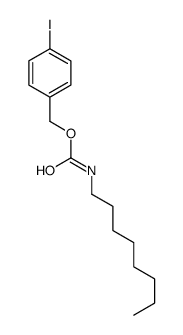 (4-iodophenyl)methyl N-octylcarbamate结构式