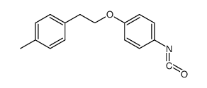 4-[2-(4-methylphenyl)ethoxy]phenyl isocyanate结构式