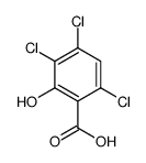 3,4,6-trichloro-2-hydroxybenzoic acid结构式