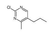 2-chloro-6-methyl-5-propyl-pyrimidine Structure