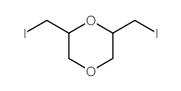 1,4-Dioxane,2,6-bis(iodomethyl)- structure