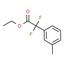 2,2-二氟-2-(间甲苯基)乙酸乙酯结构式
