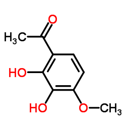 2',3'-Dihydroxy-4'-methoxyacetophenone Structure