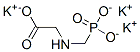 Glycine, N-(phosphonomethyl)-, potassium salt结构式