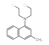 1-Naphthalenamine,N,N-bis(2-chloroethyl)-3-methyl- Structure