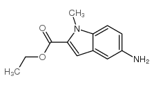 ethyl 5-amino-1-methyl-1H-indole-2-carboxylate Structure