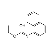 ethyl N-[2-(3-methylbut-2-enyl)phenyl]carbamate结构式