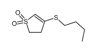 4-butylsulfanyl-2,3-dihydrothiophene 1,1-dioxide Structure