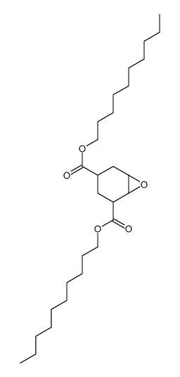 didecyl 7-oxabicyclo[4.1.0]heptane-3,5-dicarboxylate结构式