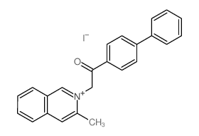2-(3-methyl-3H-isoquinolin-2-yl)-1-(4-phenylphenyl)ethanone结构式