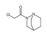 1,2-Diazabicyclo[2.2.2]octane, 2-(chloroacetyl)- (9CI) Structure