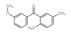 2,5-DIMETHYL-3'-METHOXYBENZOPHENONE Structure