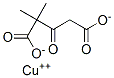 bis(dimethyl-3-oxopentanedioato-O1',O3)copper structure