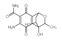 1,4-Ethano-1H-2-benzopyran-7-carboxamide,6-amino-3,4,5,8-tetrahydro-4,9-dihydroxy-3-methyl-5,8-dioxo-, (1R,3R,4S,9R)-(9CI)结构式