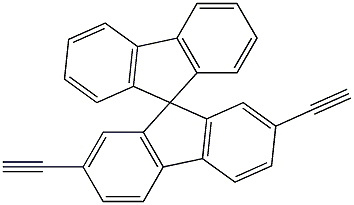 2,7-diethynyl-9,9'-spirobi[fluorene] Structure