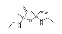 N1,N3-diethyl-1,3-dimethyl-1,3-divinyldisiloxane-1,3-diamine结构式